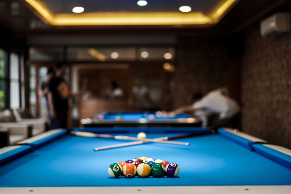 pool table size