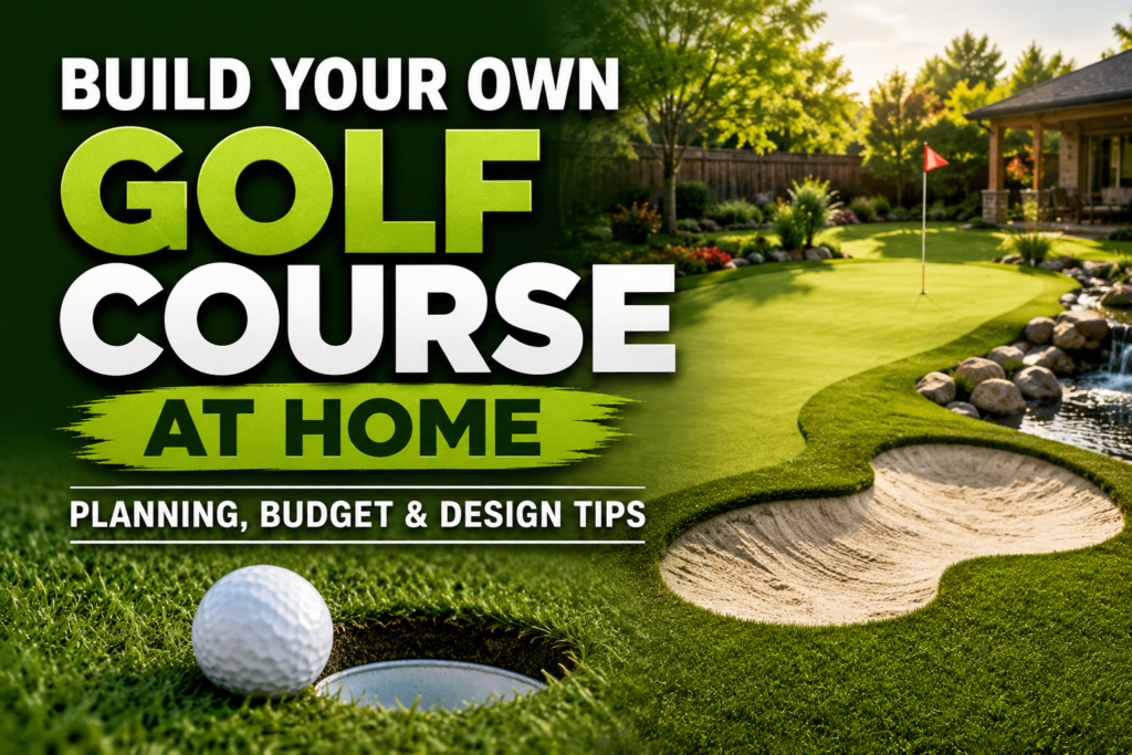 Build Your Own Golf Course at Home